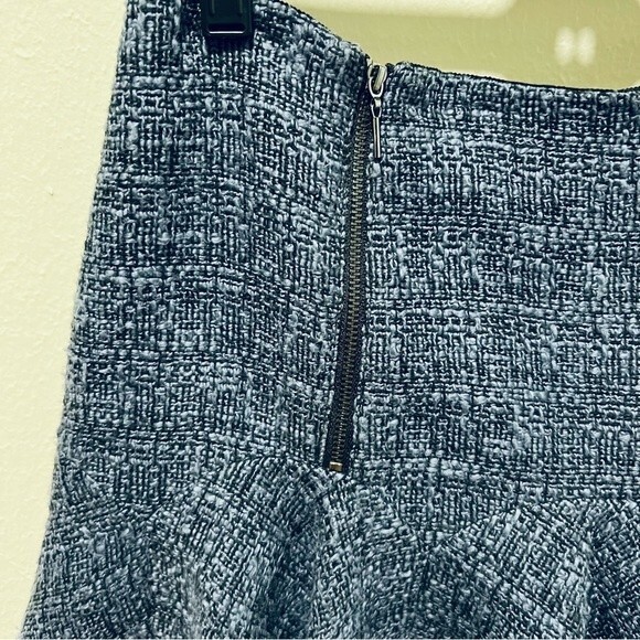 Rebecca Taylor Double Zip Flounce Tweed Skirt in Women's Size 6 - Picture 4 of 8